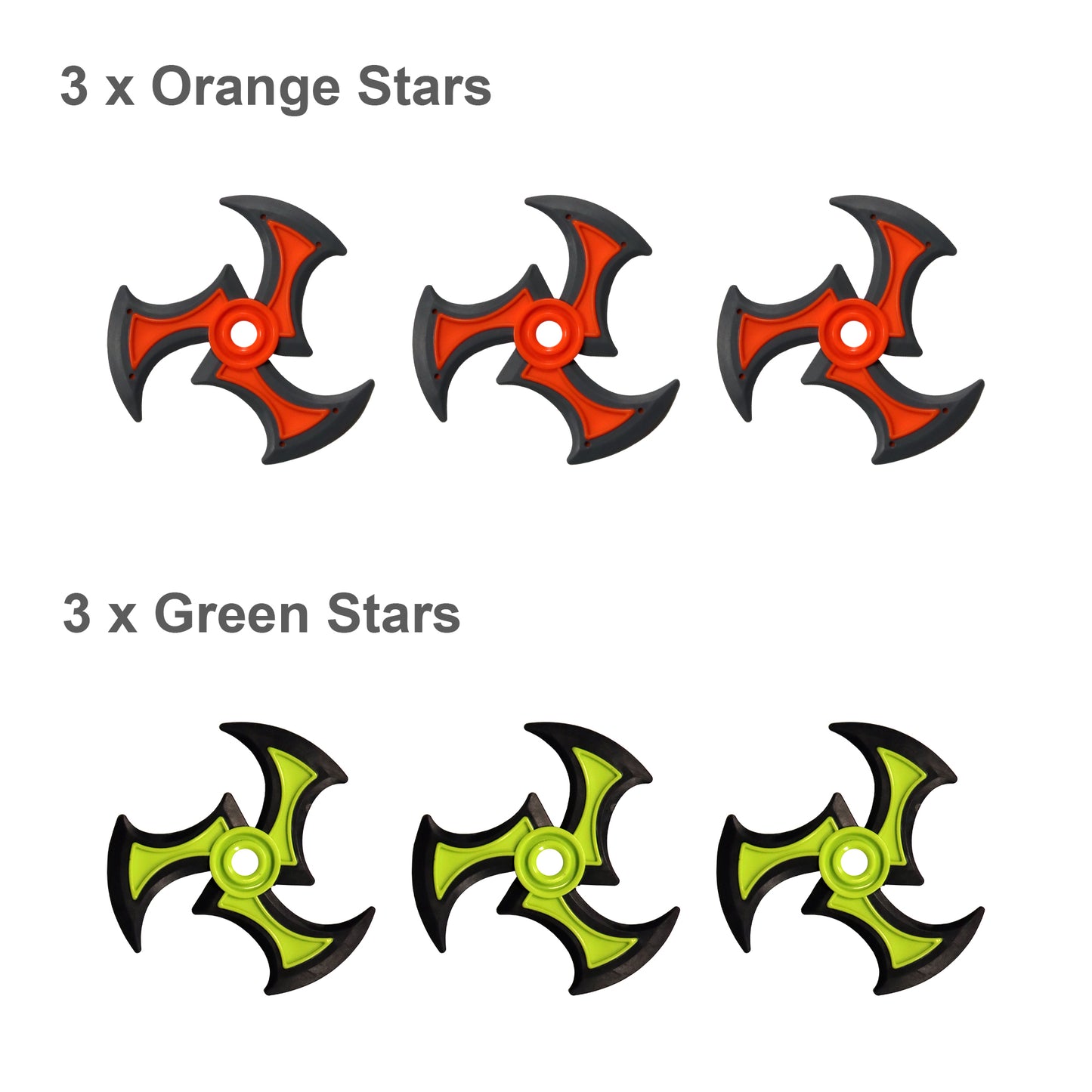 6 Pcs Ninja Stars Replacement for Bristle Target Board